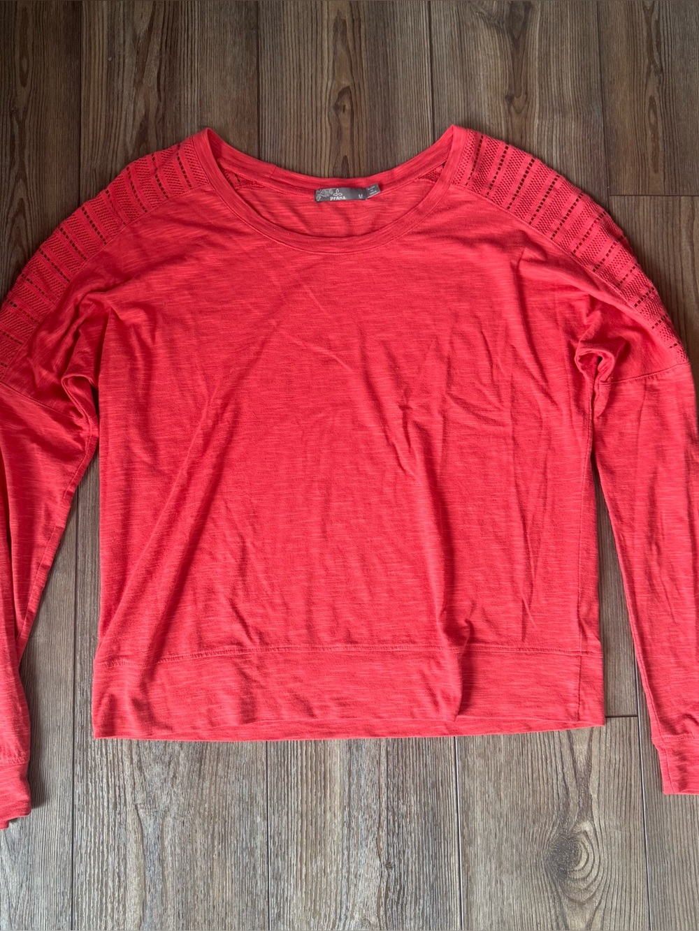Prana Lightweight Coral Long-Sleeve Women's Top - M